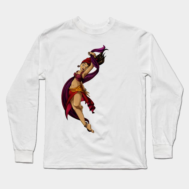 Rohesia Dancer Long Sleeve T-Shirt by Thedustyphoenix